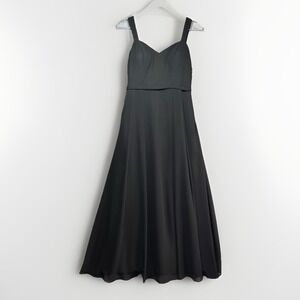 Azazie Black A-Line Strappy Wedding Dress